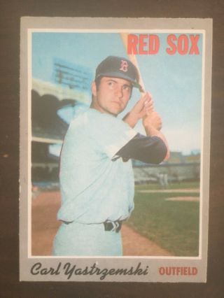 1970 O - Pee - Chee 10 Carl Yastrzemski - Boston Red Sox - Rare & Vintage