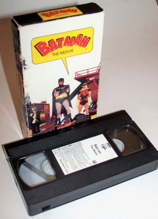Vintage 1989 Batman: The Movie Vhs Video Cassette Cbs/fox - Adam West Burt Ward