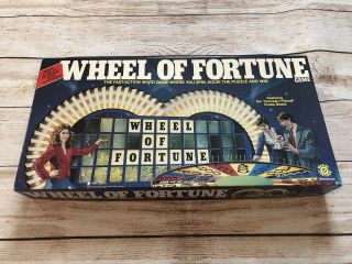 Wheel Of Fortune Board Game 1985 Vintage