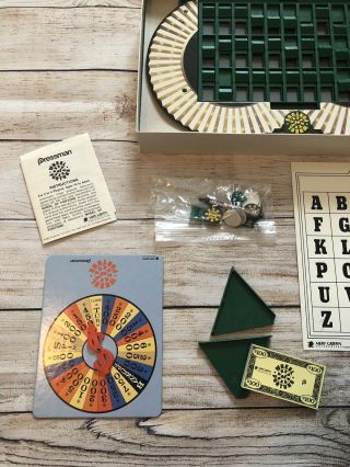 Wheel Of Fortune Board Game 1985 Vintage 4