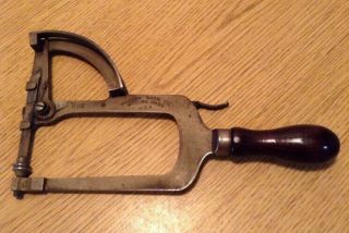 Rare Vintage Leather Thickness Gauge Tool No.  1 Made By Woburn Ma Machine Co.