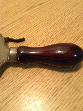 RARE Vintage Leather thickness gauge Tool No.  1 made by Woburn MA Machine Co. 4