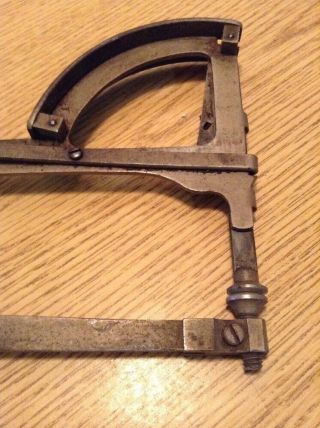 RARE Vintage Leather thickness gauge Tool No.  1 made by Woburn MA Machine Co. 5