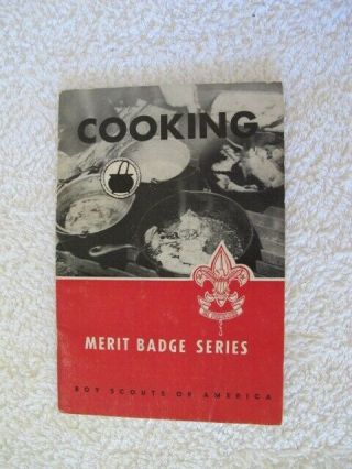 Vintage 1962 Boy Scouts Of America Merit Badge Series Cooking