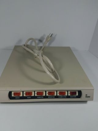 Micro Power Control Center Vintage Model Pc40f Surge Protector