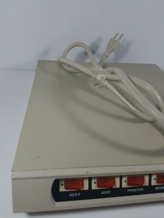 Micro Power Control Center Vintage Model PC40F Surge Protector 6