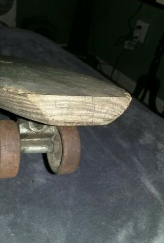 1960s Classic Vintage Wood Nash skateboard w/metal wheels 