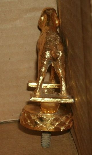 Vintage 1980 ' s Brass Metal Dog Trophy Topper Champion K9 Best of Show Award Part 4