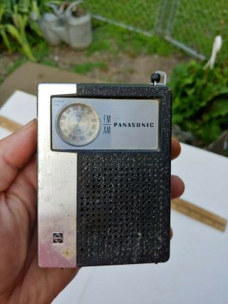 Panasonic Am Radio Portable Handheld Battery Rf 619 Vintage