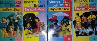 4x Vintage Sharon,  Lois & Brams Elephant Show (vhs,  1987).