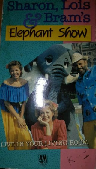 4x Vintage Sharon,  Lois & Brams Elephant Show (VHS,  1987). 2