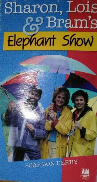 4x Vintage Sharon,  Lois & Brams Elephant Show (VHS,  1987). 4