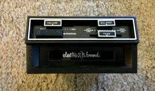 Vintage Electro Band 8 Track Car Stereo Tape Player W Brackets