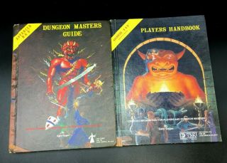 Vtg 1978 1979 Dungeons & Dragons Advanced D & D Masters Guide,  Players Handbook