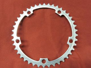 Unbranded Silver Vintage Chainring 42t 144 Mm Bcd Light / Record Version