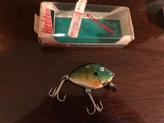 Vintage Nib Heddon 9630 Sun Punkinseed Spook Fishing Lure Sunfish Nos 6