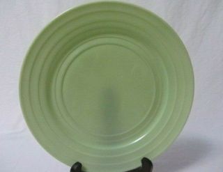 Vintage Hazel Atlas Moderntone Platonite Light Green 9 " Dinner Plate 30