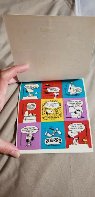 Vintage Snoopy Peanuts Stickers Postage Seals Stickers Book Hallmark UFS,  Inc 4