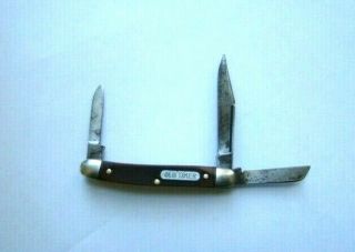 Vintage Schrade Walden Old Timer Ny Usa 108ot 3 Blade Pocket Knife Very Good