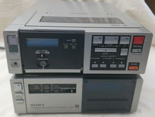 Sony Betamax Portable Videocassette Recorder SL - 2000 Japan Vintage 2