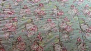 Rare Vintage Ralph Lauren Charlotte Floral Comforter Queen/full Size