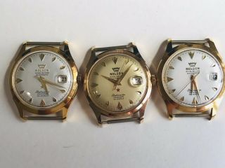 Vintage Nelson Automatic Royal De Luxe Joblot Men’s Wrist Watches