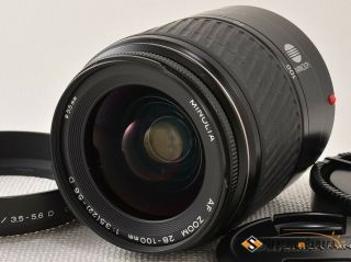 Vintage Minolta Camera 55mm Lens Af 28 - 100 3.  5 5.  6 Macro Guc