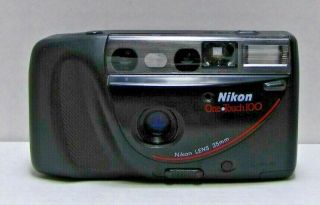 Vintage Nikon One Touch 100 35mm Lens Camera With Tam Sport Case