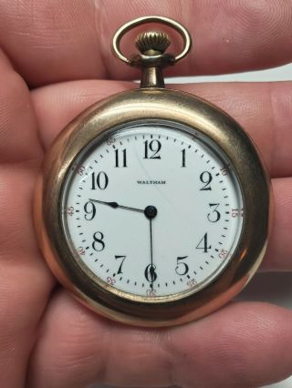 Vintage Waltham 6 Size Model 1890 7 Jewel Pocket Watch It
