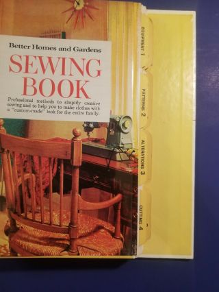 Vintage Sewing Instruction Book Better Homes And Gardens How - To 1961 Hardcover 4