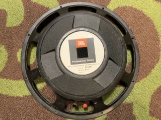 Single Vintage Jbl 2225h 15 " Lf Speaker 8 Ohm Needs Recone Parts
