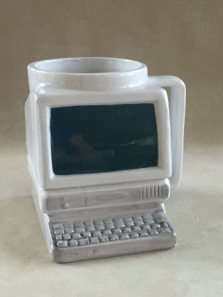 Coffee Mug Vintage Desktop Computer Pc It Tech 1993 Fred Hollinger 24oz