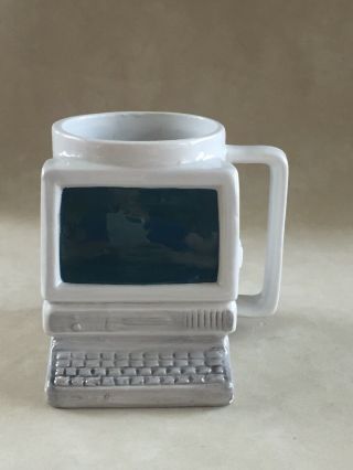 Coffee Mug Vintage Desktop Computer PC IT Tech 1993 Fred Hollinger 24oz 2