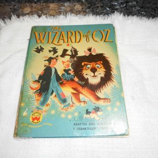 Vintage The Wizard Of Oz 1951 Wonder Books By L.  Frank Baum