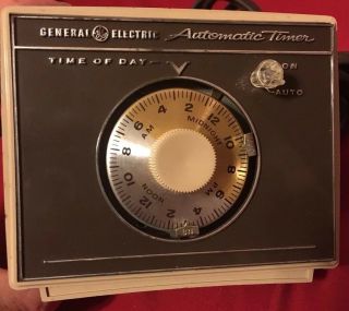 Vtg General Electric Automatic Timer Ge Model 8110a 1960 