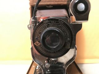 ANTIQUE VINTAGE AGFA ANSCO NO.  1 READY SET ROYAL FOLDING CAMERA WITH CASE BROWN 3