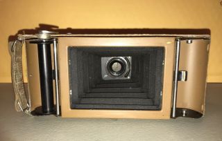 ANTIQUE VINTAGE AGFA ANSCO NO.  1 READY SET ROYAL FOLDING CAMERA WITH CASE BROWN 6