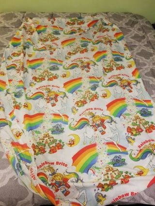 Vintage Rainbow Brite Twin Sheet Set (NO Pillowcases) 2