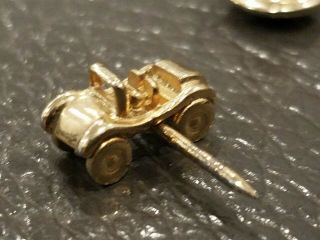Vintage Gold Sarah Coventry Coy 1970s VW Volkswagen Dune Buggy Car Tie Pin 3