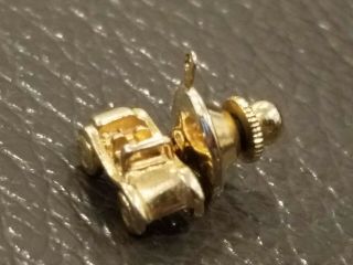 Vintage Gold Sarah Coventry Coy 1970s VW Volkswagen Dune Buggy Car Tie Pin 5