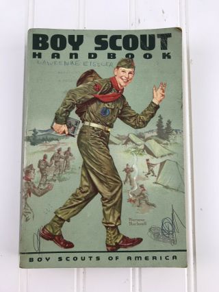 Vintage Boy Scout Handbook,  Sixth Edition Fifth Printing March 1963