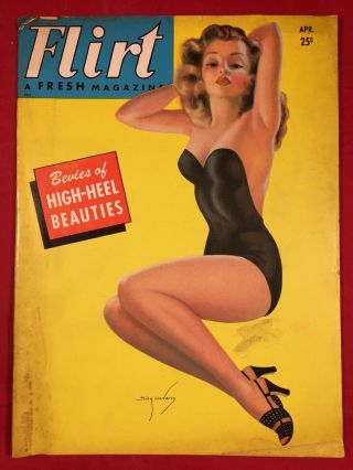 Vtg Wink Mag 1954 Billy Devorss Cheesecake Spicy Stockings Risqué Girlie Pinups