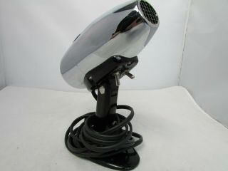 Vintage Oster Airjet Chrome Electric Hair Blow Dryer Model 202 Usa