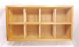 Napa Valley Vintage Wood Cd Storage Box Shelf Holds 96 Cds