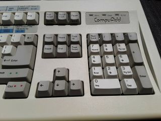 Vintage Mitsumi Electric KPQ - E99YC CompuAdd AT Computer Keyboard 2