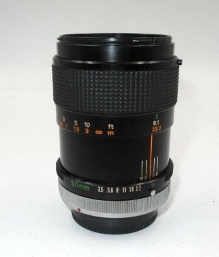 VINTAGE CANON FD 50MM F3.  5 S.  S.  C.  MACRO LENS FOR F1,  AE - 1,  A1. 3