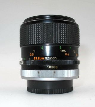 VINTAGE CANON FD 50MM F3.  5 S.  S.  C.  MACRO LENS FOR F1,  AE - 1,  A1. 5