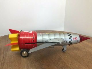 Solar X 7 S - X7 Space Ship Rocket Tin Toy Rare Vintage T.  N Nomura Japan 8