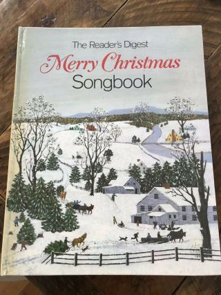 Vintage Readers Digest Merry Christmas Songbook Songs 1st Printing Book