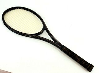 Head Graphite Edge Tennis Racket Vintage Graphite 4 1/4 Leather Grip 3122